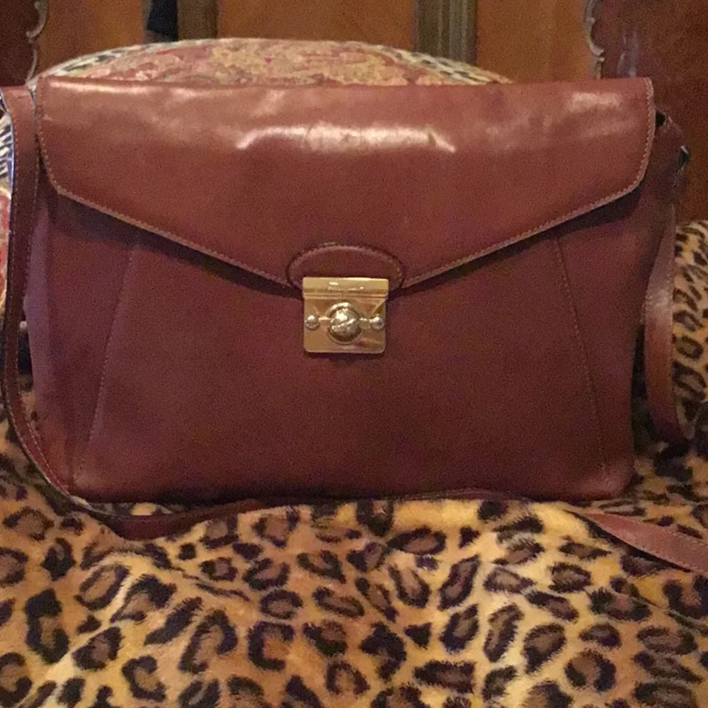 Authentic Ferragamo Brown Leather Bag
